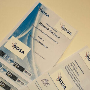 BDSA Part 1 - Adjudicators exam for Dance Competitions Course